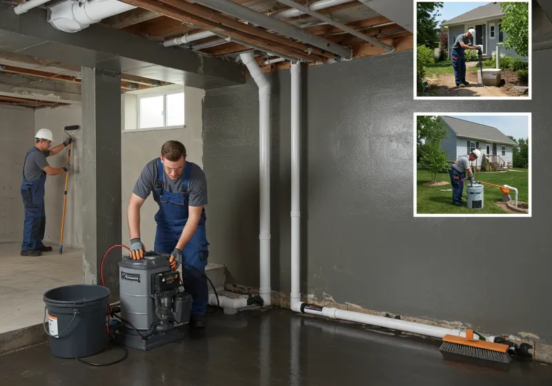 Basement Waterproofing and Flood Prevention process in Twin Lakes, VA